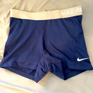 Nike Pro 3” Shorts - Navy blue, Medium